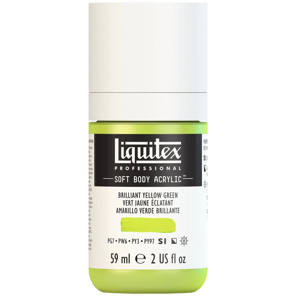 Professional Soft Body Acrylic - Brilliant Yellow Green - Universal - Image 2