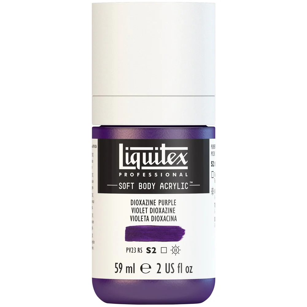 Professional Soft Body Acrylic - Dioxazine Purple - Universal - Image 2