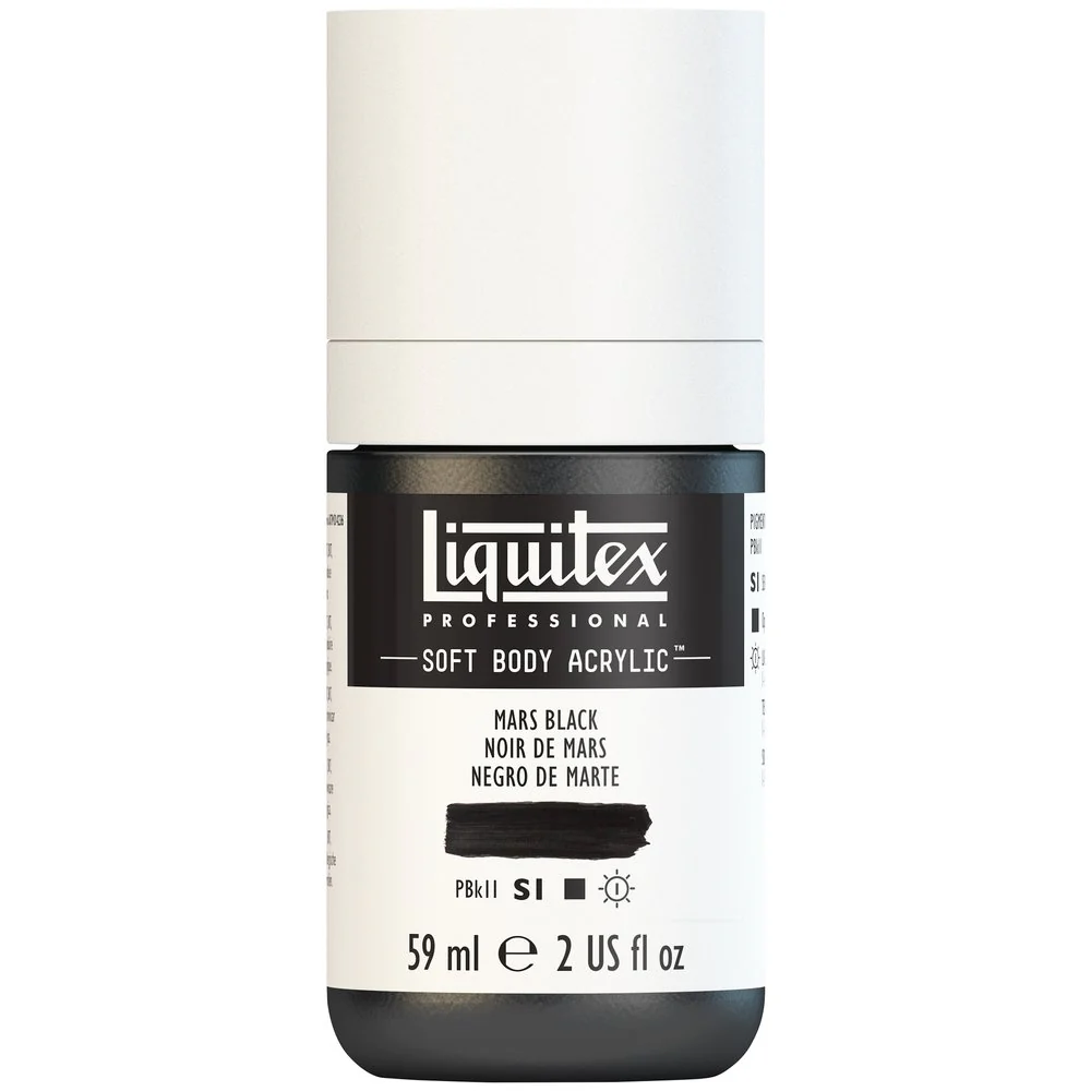 Professional Soft Body Acrylic - Mars Black - Universal - Image 2