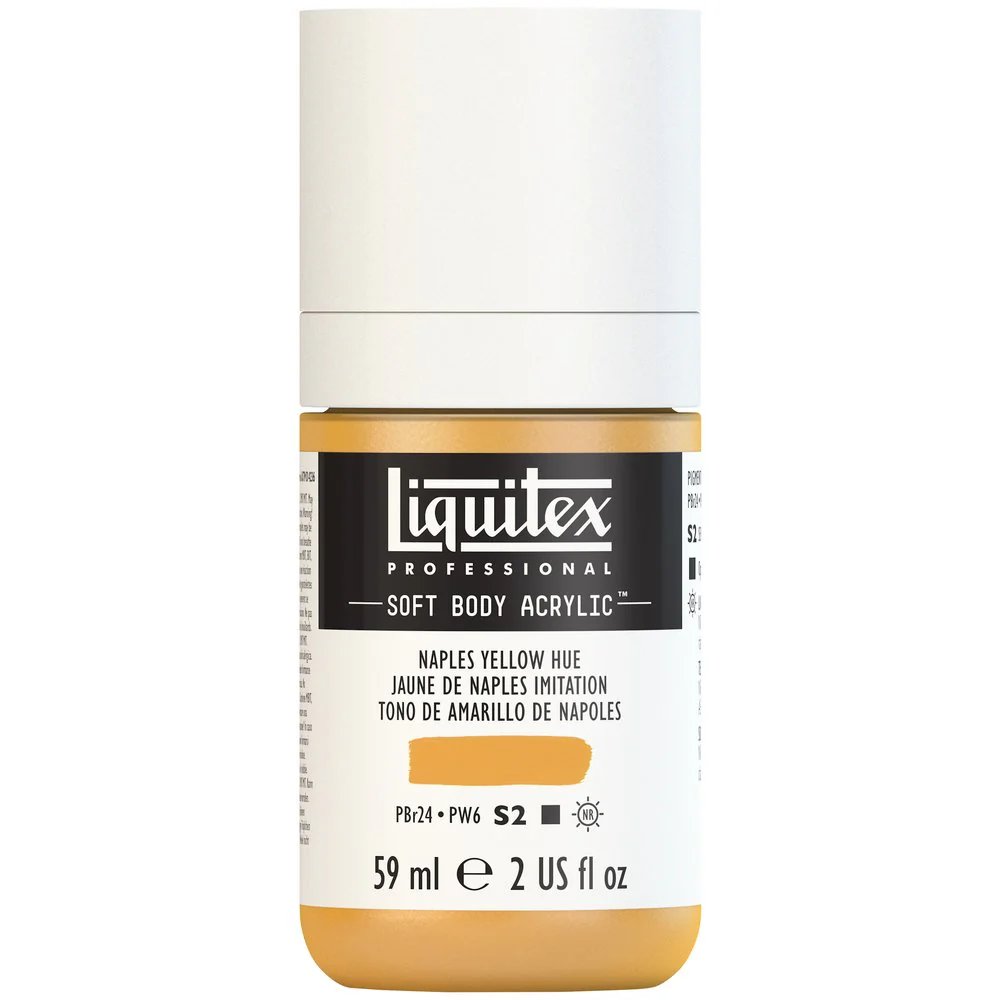 Professional Soft Body Acrylic - Naples Yellow Hue - Universal - Image 2