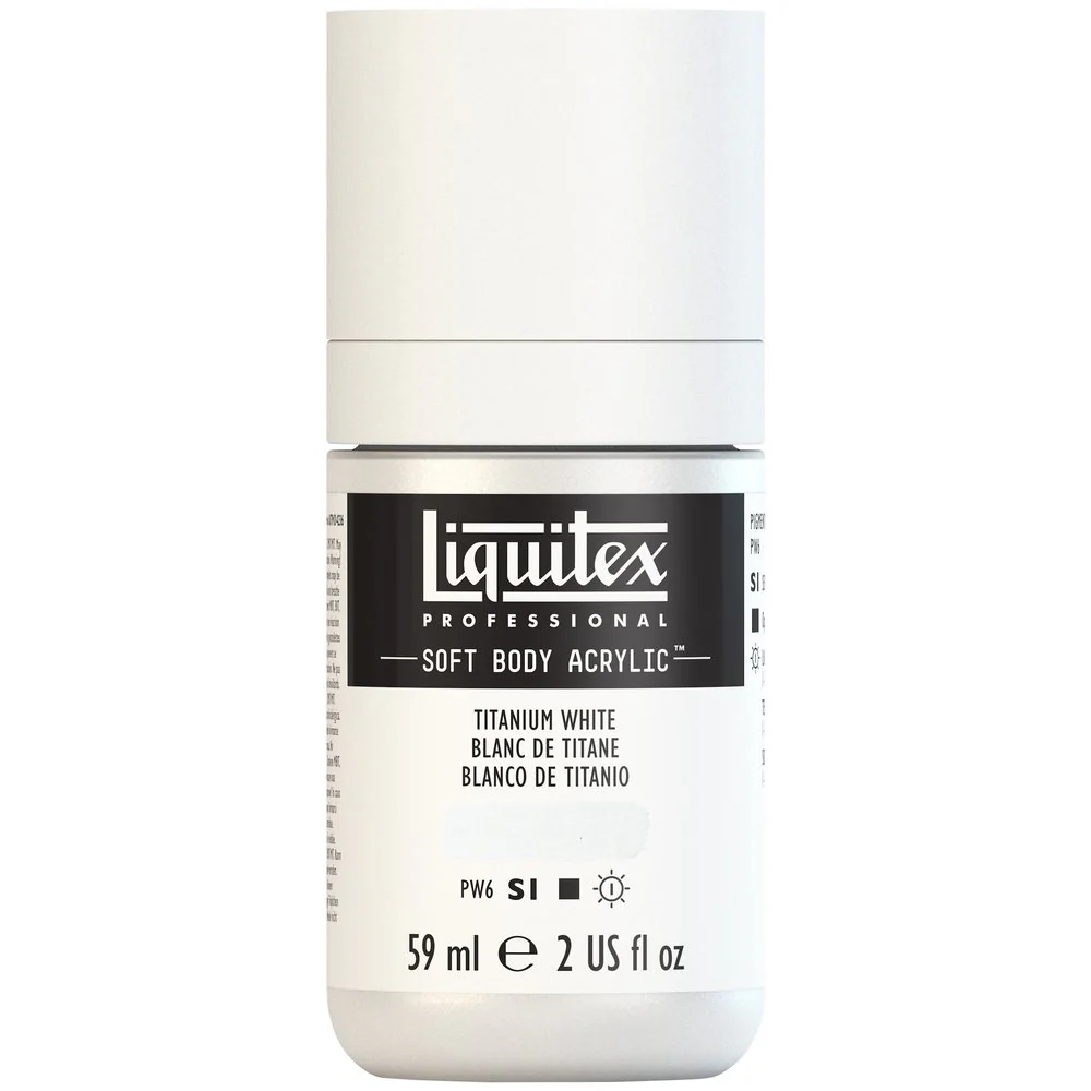 Professional Soft Body Acrylic - Titanium White - Universal - Image 2