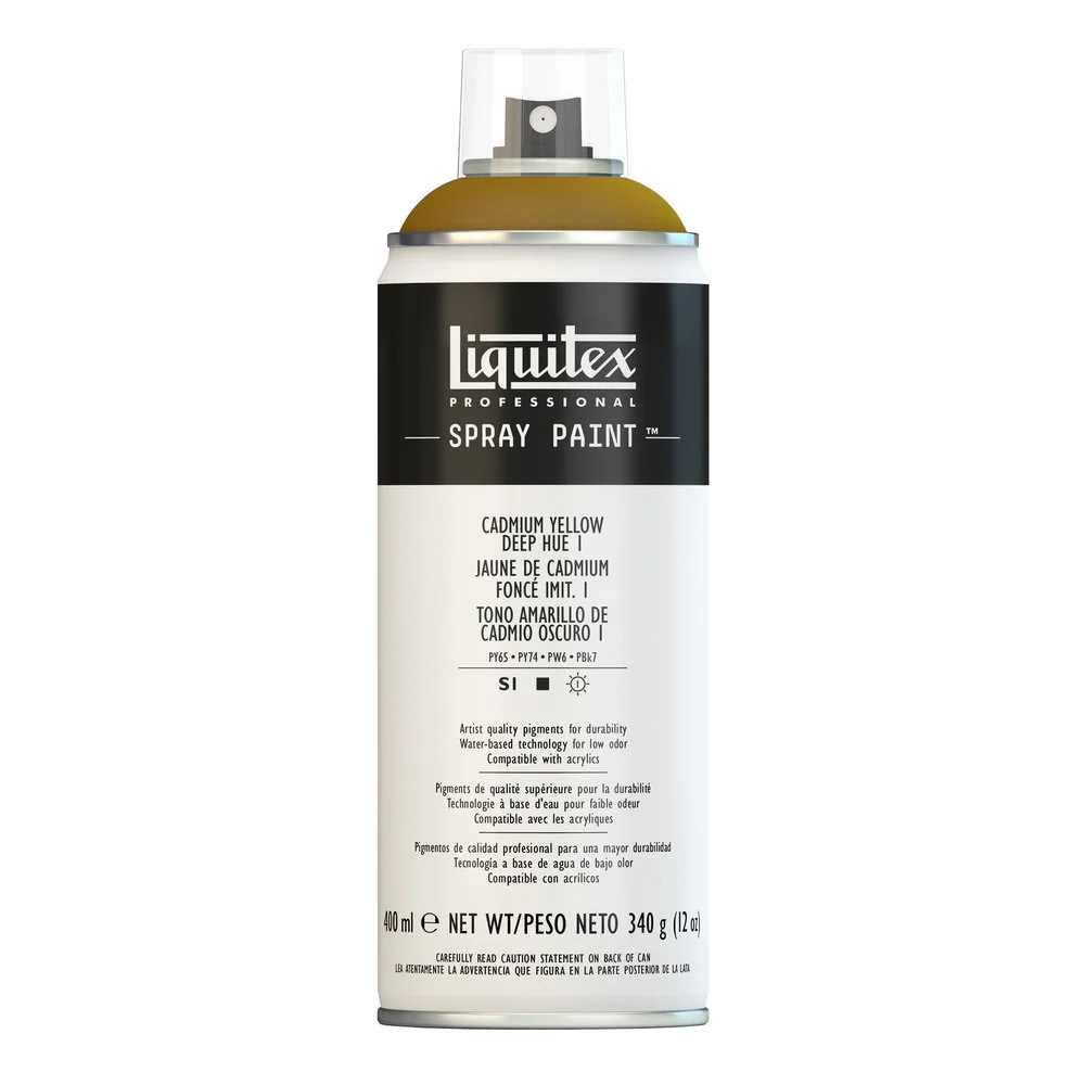 Professional Spray Paint - Cadmium Yellow Deep Hue 1 - Image 2