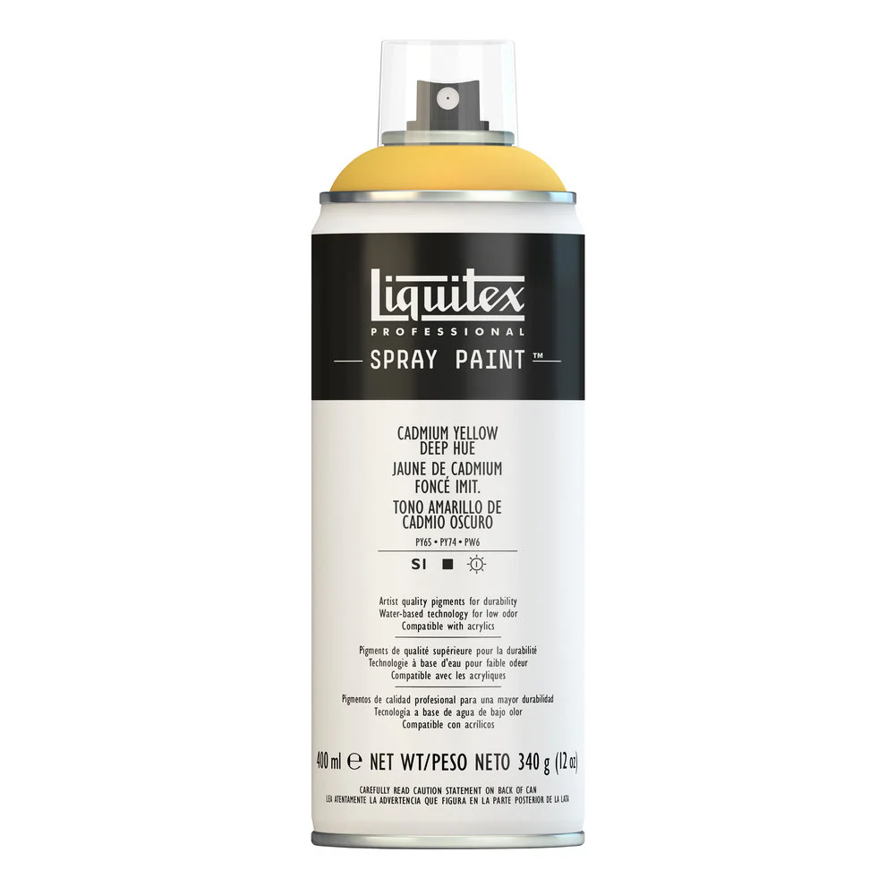 Professional Spray Paint - Cadmium Yellow Deep Hue - Image 2