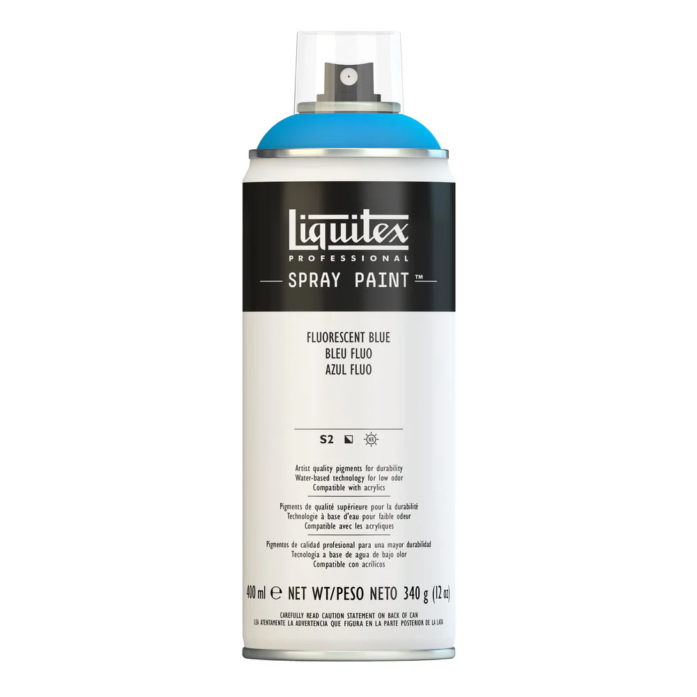 Professional Spray Paint - Fluorescent Blue - Image 2