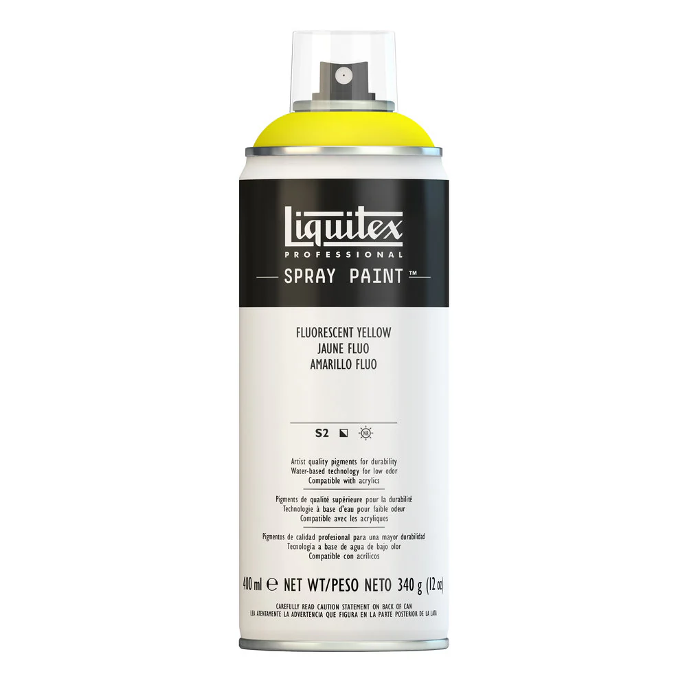 Professional Spray Paint - Fluorescent Yellow - Image 2